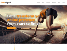 Tablet Screenshot of dashdigitalgroup.com